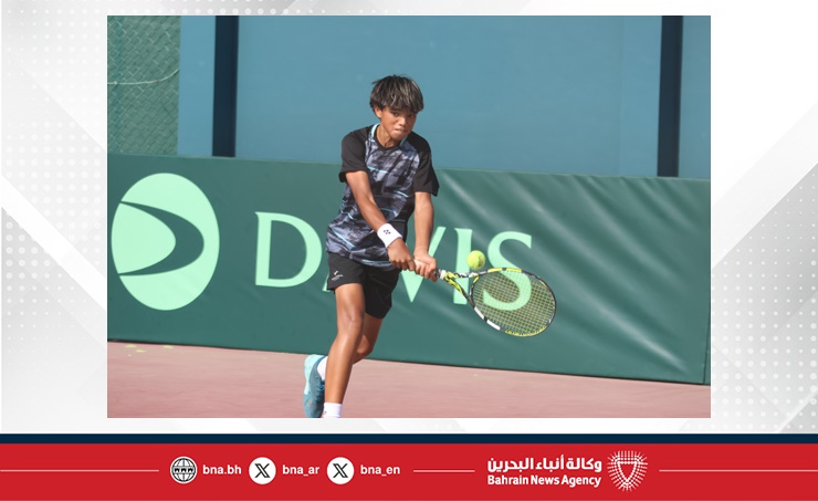 البحريني أحمد السيد يتأهل لدور الـ16 لبطولة الاتحاد الدولي للتنس للناشئين